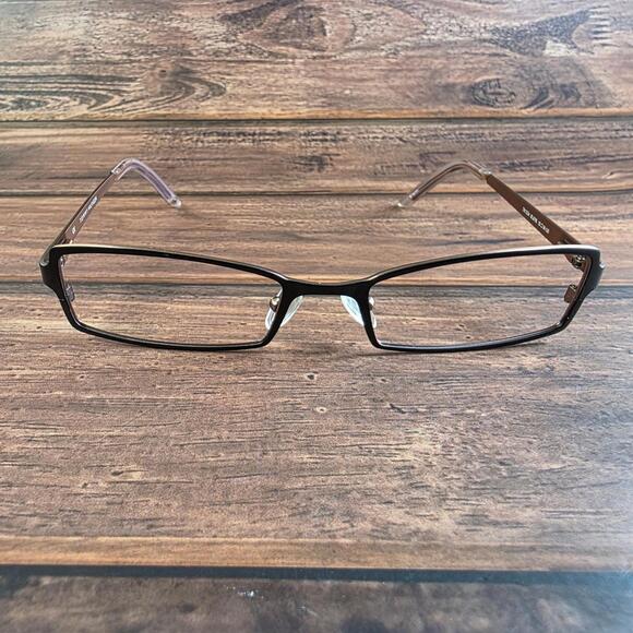 Tommy Hilfiger Black Rectangle Glasses 52mm Metal FRAMES ONLY - Picture 1 of 9